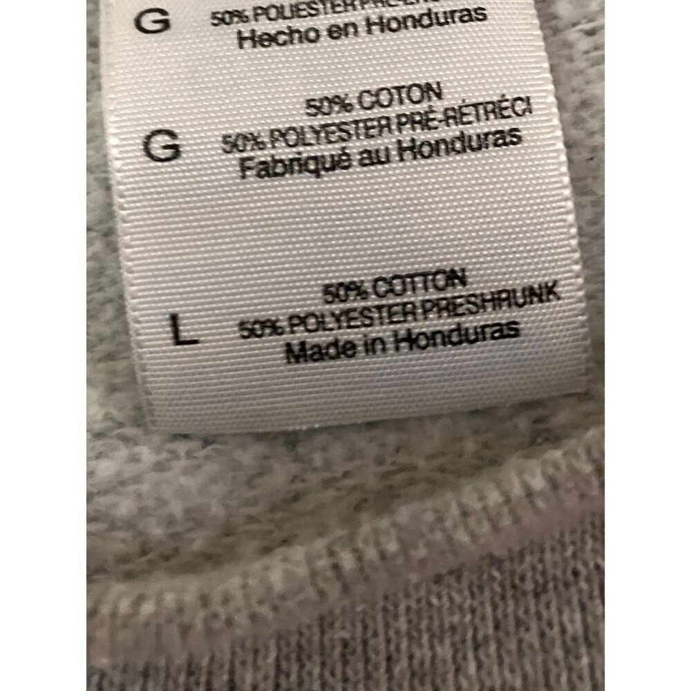 Gildan Mens Vintage Y2K Yale Heavy Blend Pullover Sweatshirt Large Gray SP EXC - Picture 4 of 10